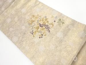 花鳥更紗模様織り出し名古屋帯